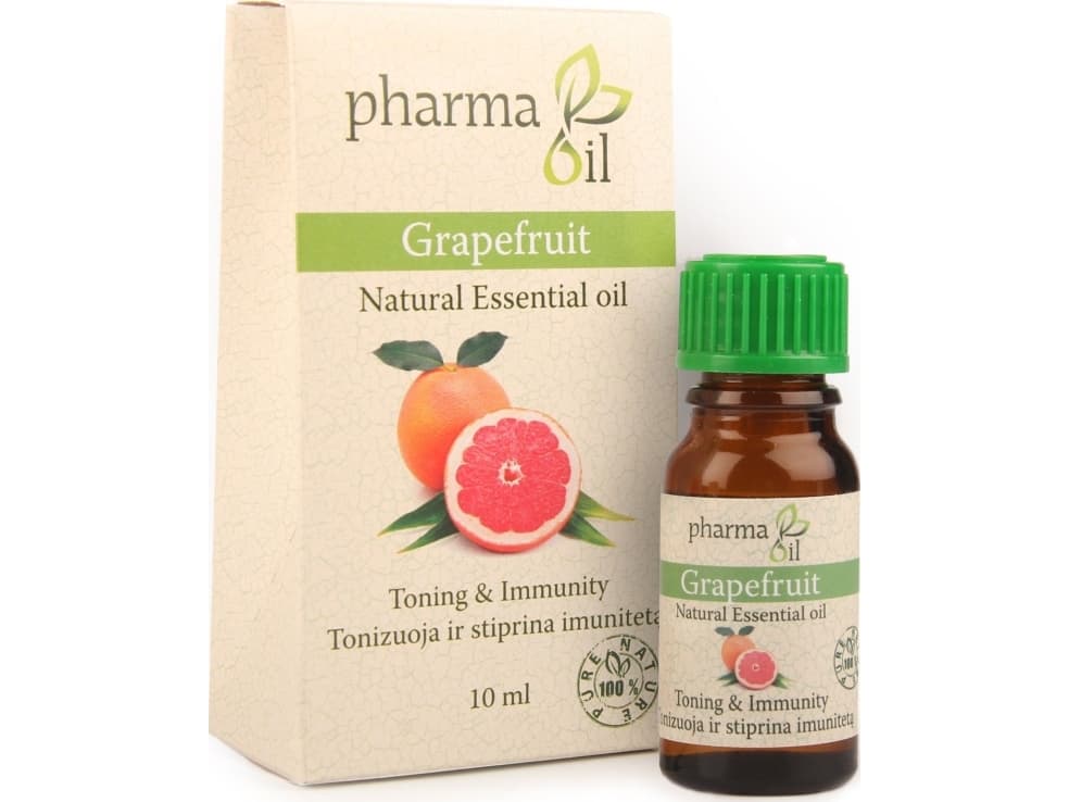 Pharma Oil Natūralus greipfrutų eterinis aliejus Pharma Oil 10 ml