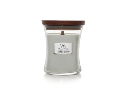 WoodWick Lavender & Cedar, Andra, Grå, Transparent, CEDAR, lavendel, 1 styck