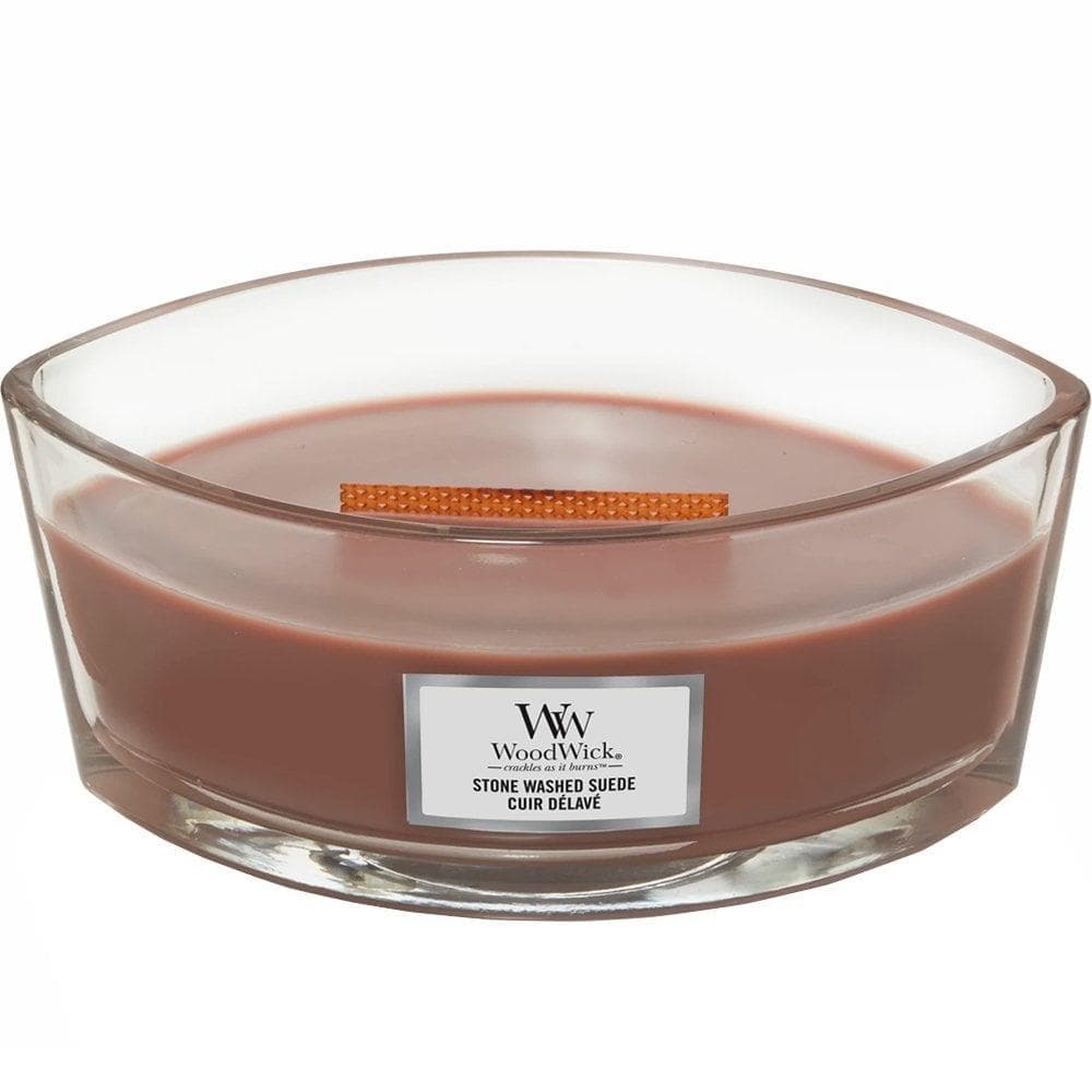 WoodWick Ellipse Stone Washed Suede