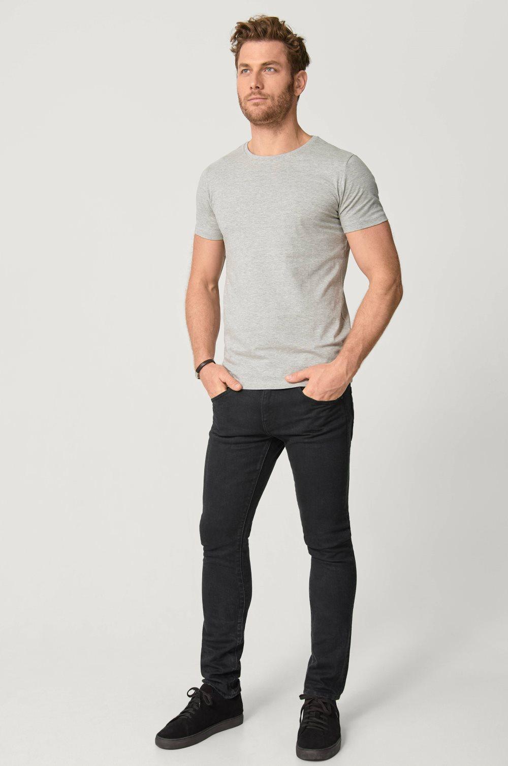 Jeans, slim fit med stretch