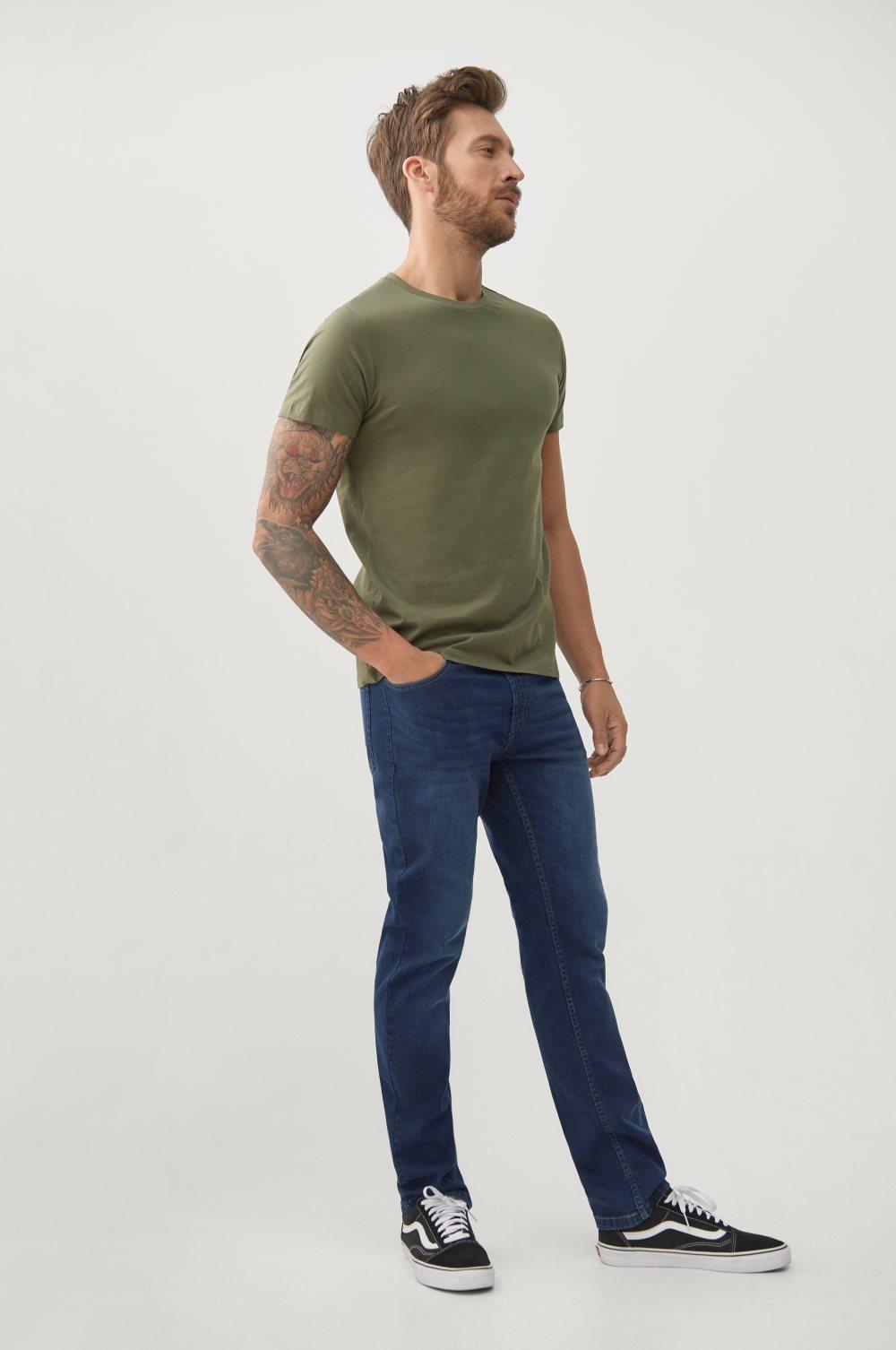 Jeans, loose fit med stretch