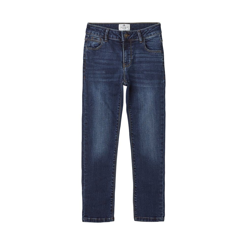 FatFace Childrens Boys Mid Blue Slim Jeans