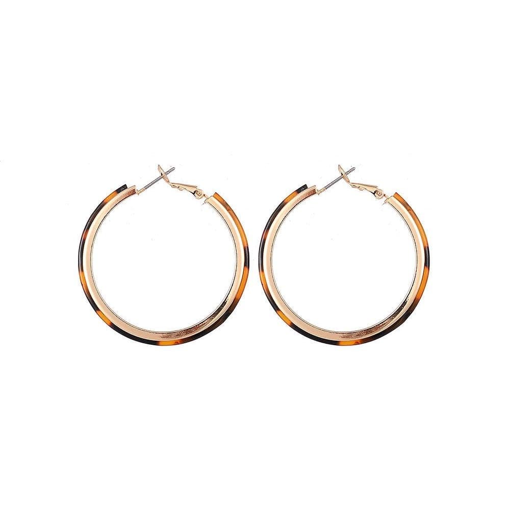 Jewelcity Sunkissed Womens/Ladies Layer Hoop Earrings