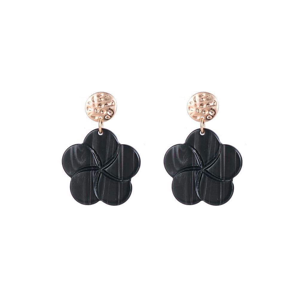 Jewelcity Sunkissed Womens/Ladies Hanging Floral Earrings