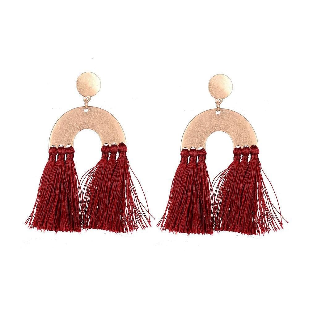 Jewelcity Sunkissed Womens/Ladies Antique Style Tassel earrings