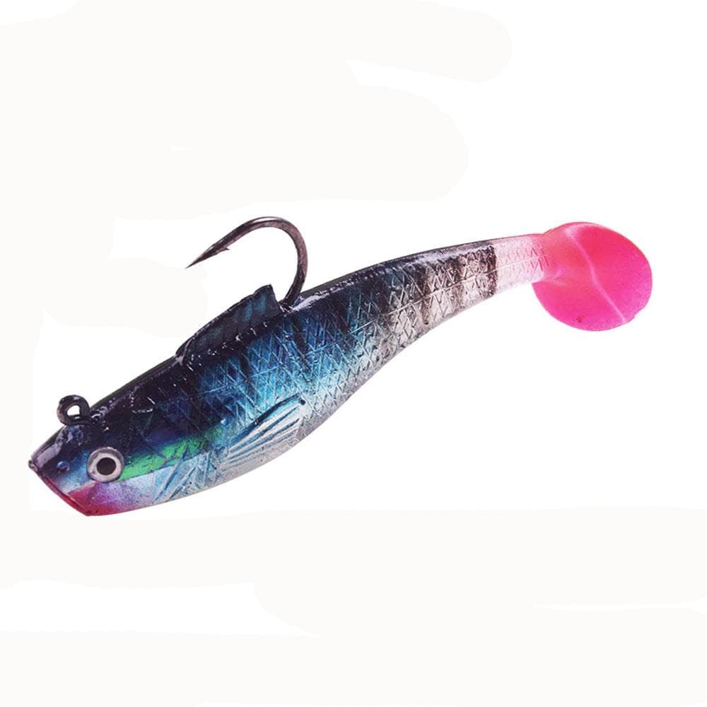 3-pack Jiggar m krok Medium 80 mm - Flera färger