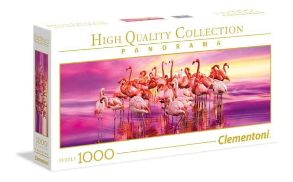 Clementoni Flamingo Dance Panorama Pussel 1000 bitar 39427