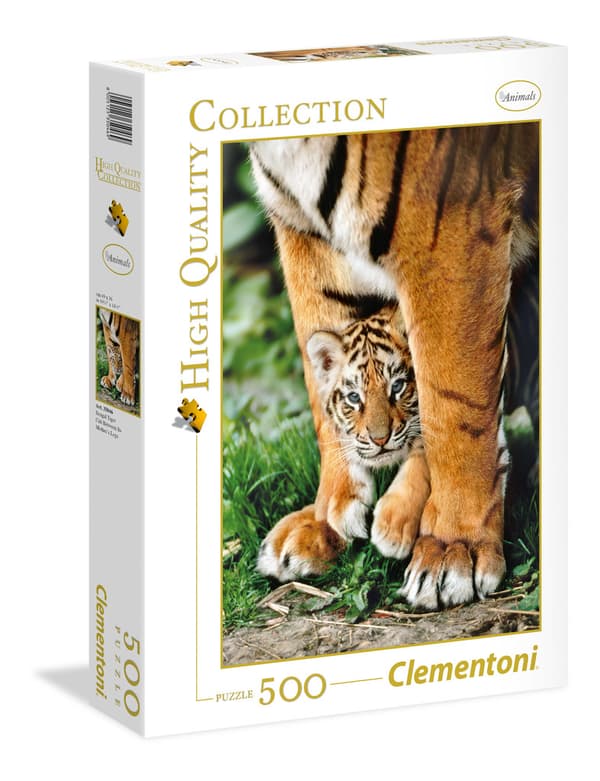 Clementoni Bengal Tiger Cub Pussel 500 bitar 35046