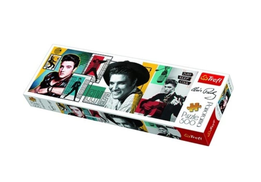 Trefl Elvis Presley Collage Panorama Puzzle 500 pcs 29510