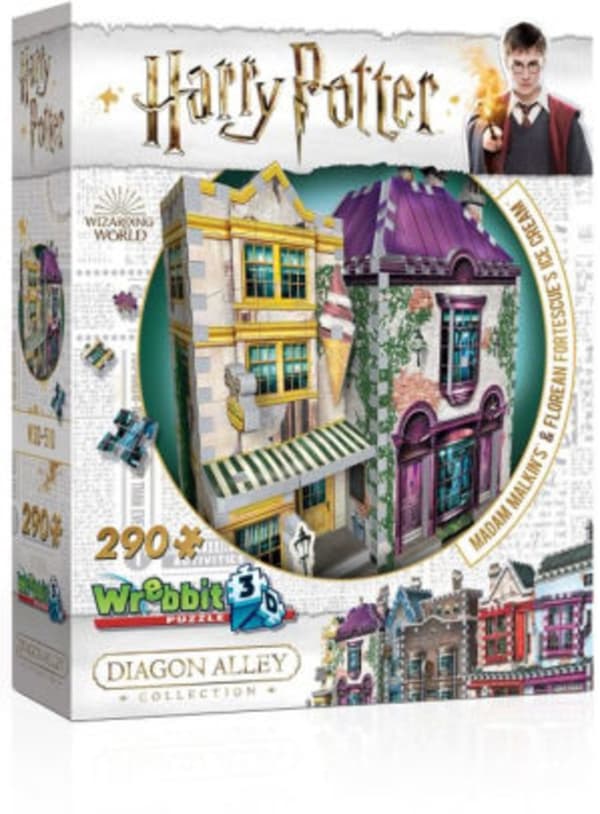 Harry Potter 3D Pussel Madam MalkinÂ´s & Florean FortescueÂ´s Ice Cream 290 bitar