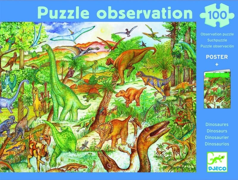 Pussel, Dinosaur, Djeco