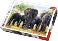 Puslespill, African Elephants, 1000 brikker, Trefl