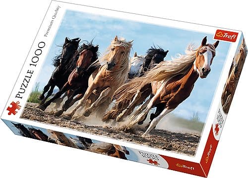 Galloping horses, Pussel, 1000 Bitar, Trefl