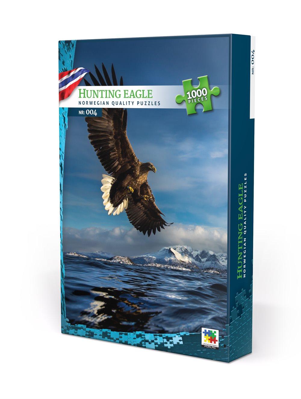 Palapeli 1000 palaa, Hunting Eagle, Norway (NO/EN)
