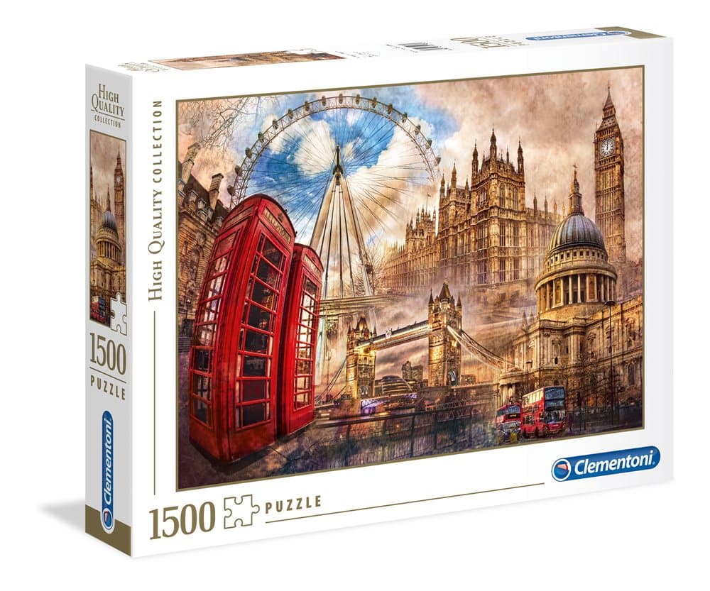 Puslespill HQC London, 1500 brikker, Clementoni