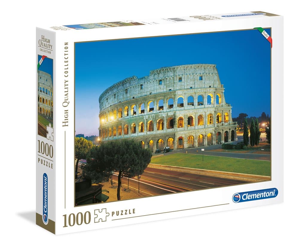 Puslespill HQC Roma Colosseo, 1000 brikker, Clementoni