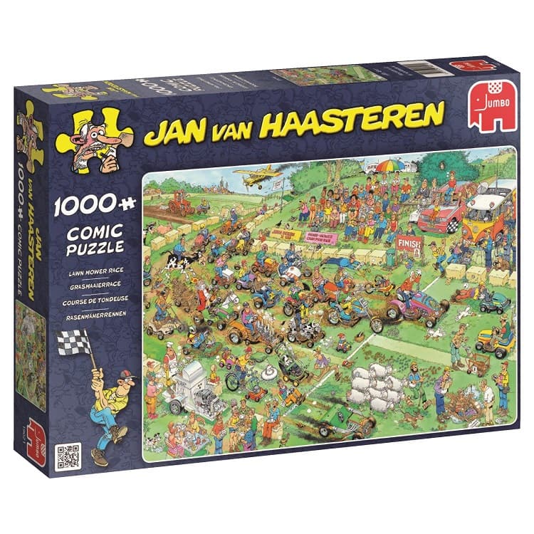 Jan van Haasteren, Lawn Mower Race, Puslespill, 1000 brikker