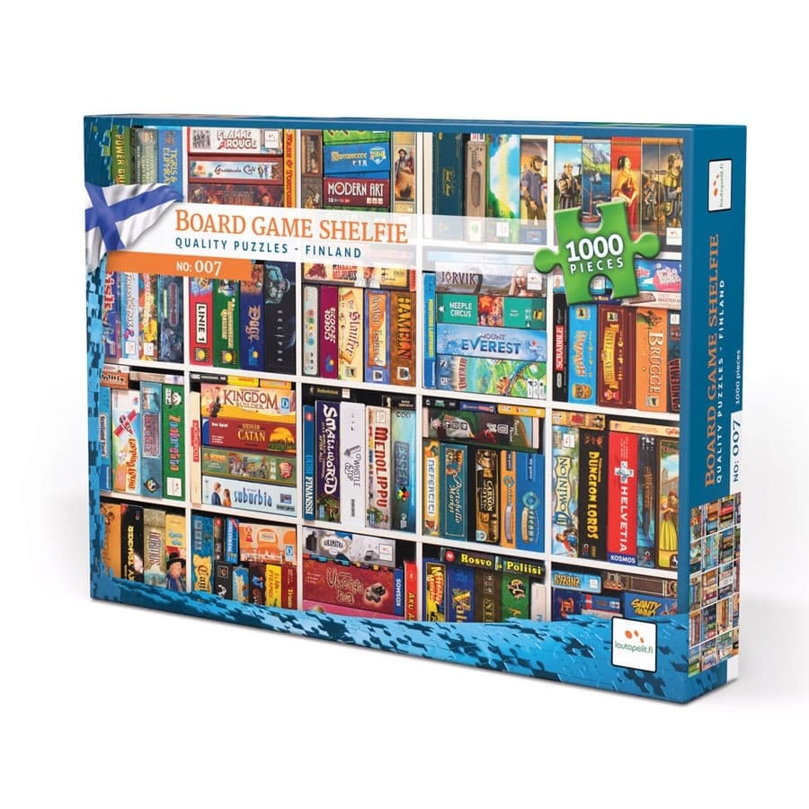 Palapeli, Board Game Shelfie, 1000 palaa