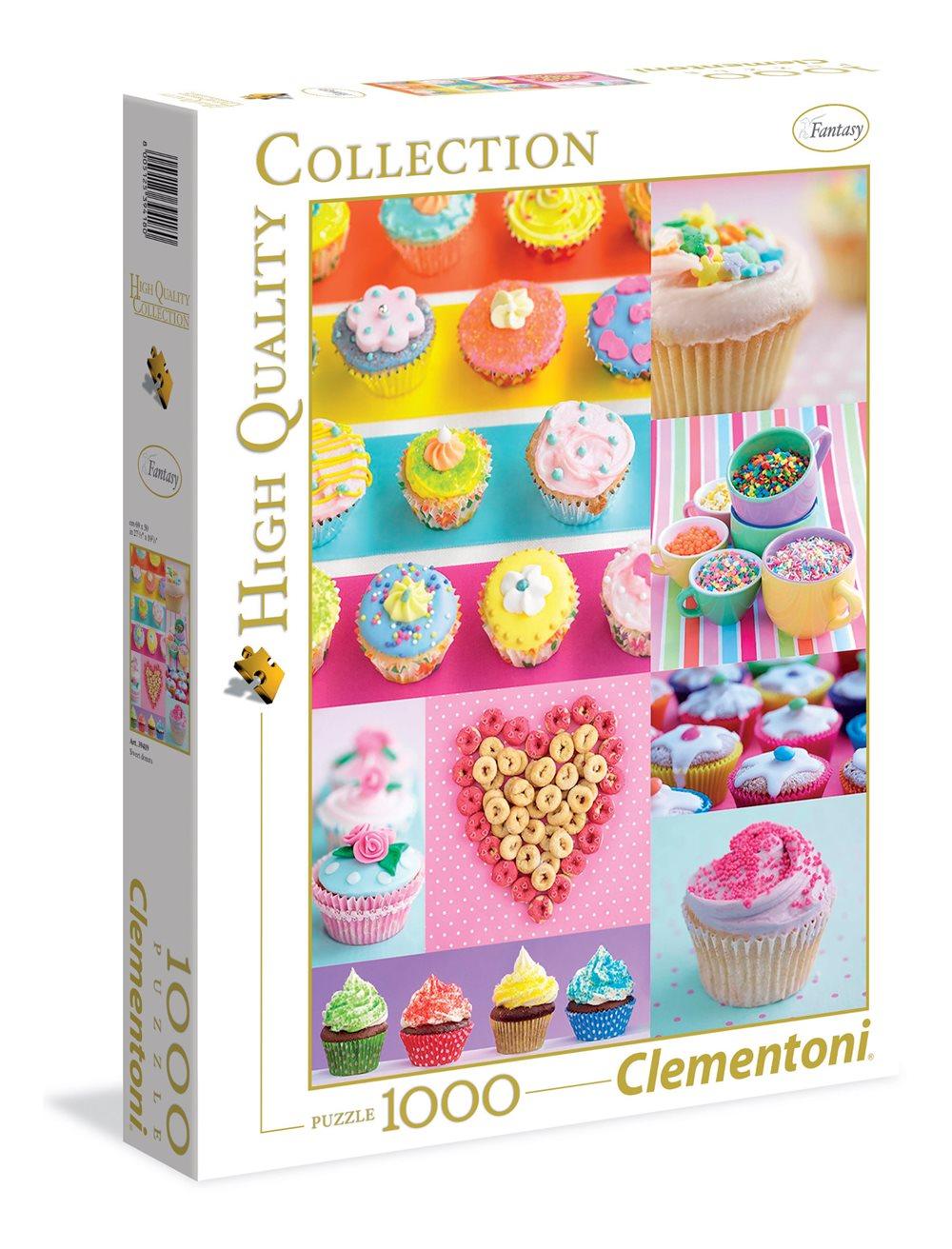 Puslespill HQC Sweet Donuts, 1000 brikker, Clementoni