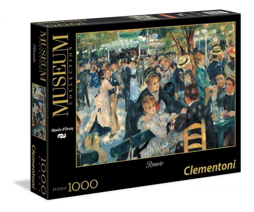 Renoir, Dance at Le moulin de la Galette, Palapeli, 1000 Palaa, Clementoni