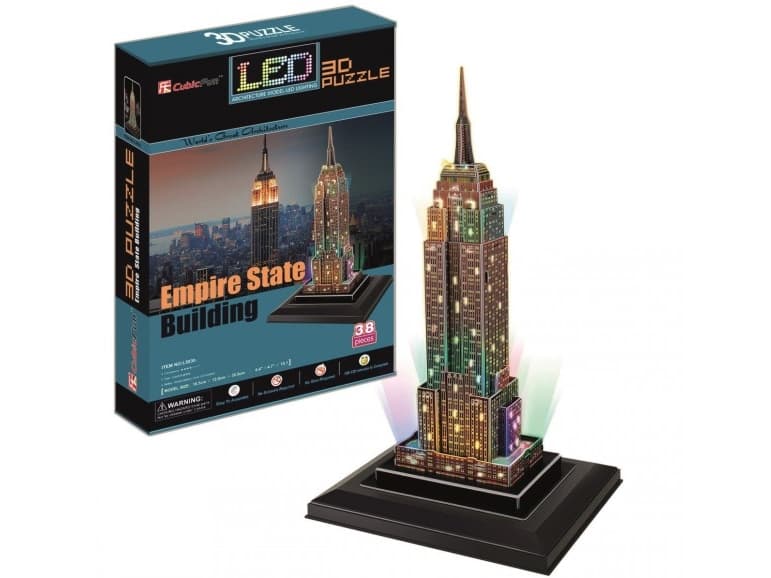 Puzzle 3D Empire State Builfing (Œwiat³o)