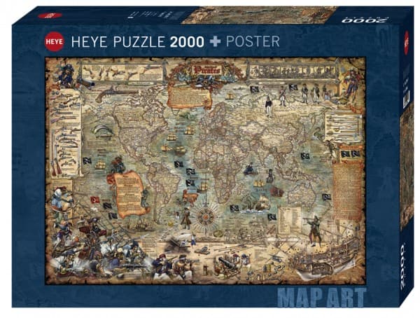 Heye Puzzle 2000 pcs The Pirate world