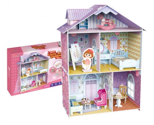 Puzzle 3D Domek dla lalek Ma³y Artysta