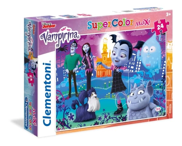Clementoni Vampirina, Pussel, 24 styck, Tecknade serier, Barn, 3 År