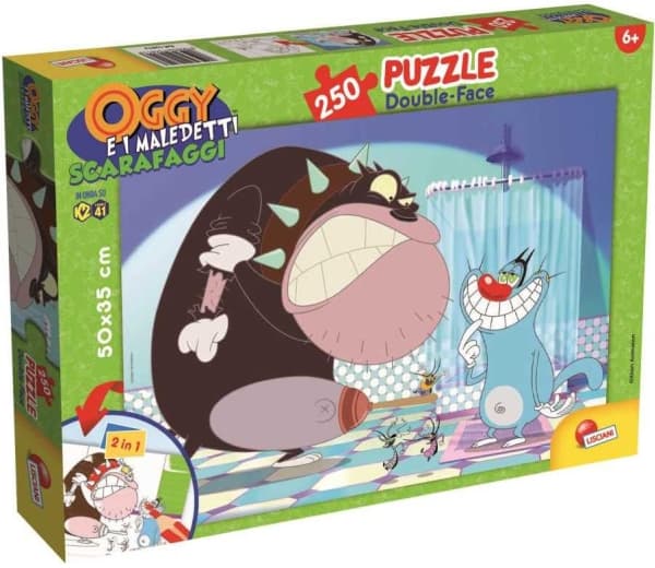 Lisciani Double-sided puzzle 250el Oggy and cockroaches LISCIANI - 304-52813