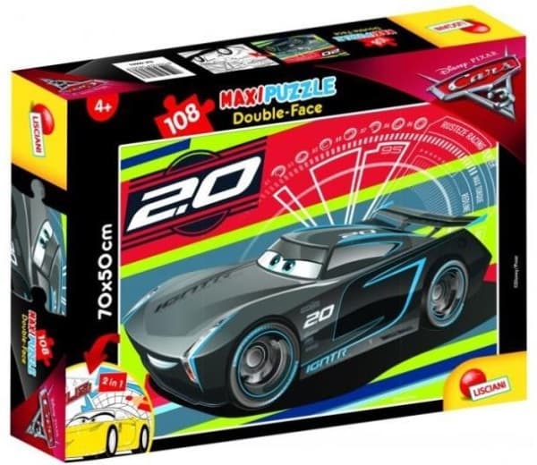 Lisciani Double-sided puzzle 108 pieces Maxi Cars 3 Fast Friends (304-60603)