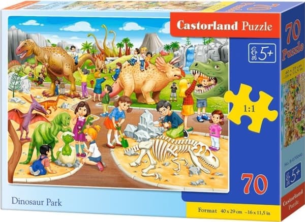 Castorland Puzzle 70 pieces - Dinosaur Park (070046)