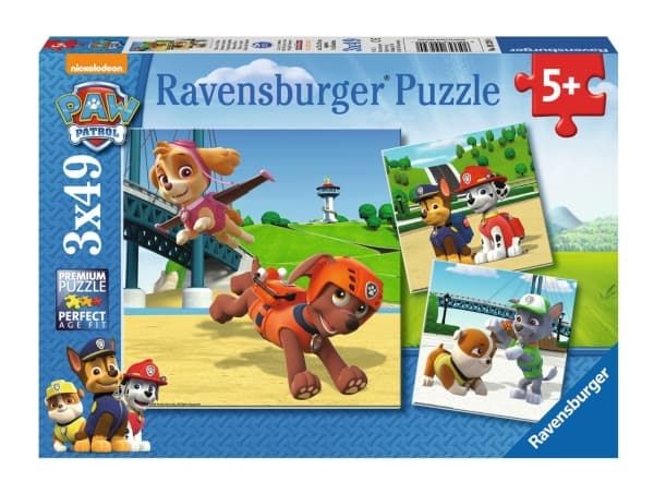 Ravensburger Paw Patrol 3x 49pc Jigsaw Puzzles
