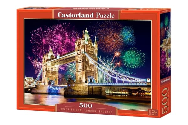 Castorland Tower Bridge, England 500 pcs, Pussel, 500 styck, Stad, Barn och vuxna, 9 År