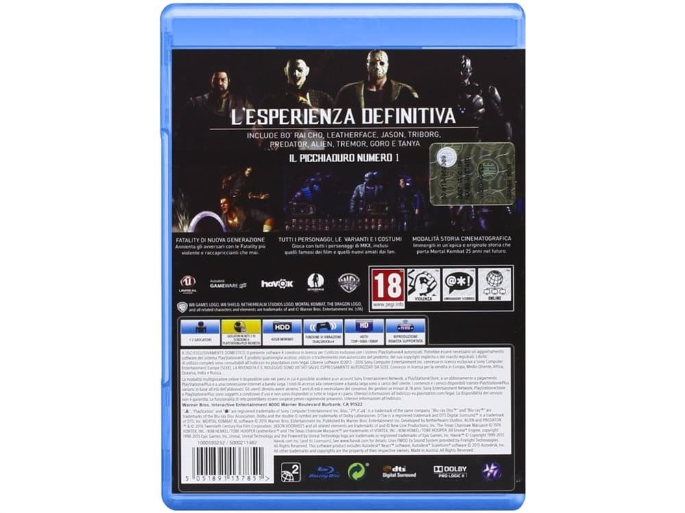 Sony PS4 Mortal Kombat XL
