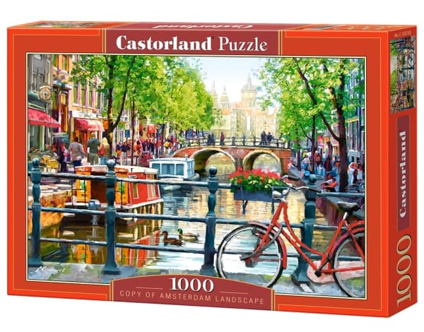 Castorland Amsterdam Landscape 1000 pcs, Pussel, 1000 styck, Stad, Barn och vuxna, 9 År