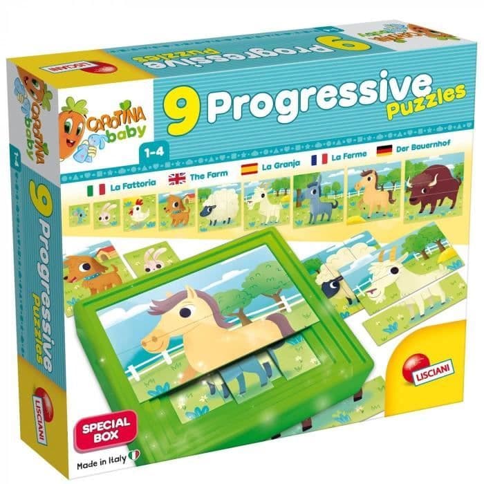 LISCIANI GIOCHI 9 Progressiivinen palapeli Maatila