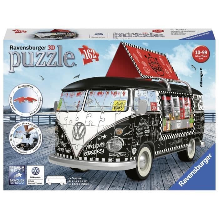 RAVENSBURGER Puzzle 3D Combi T1 Volkswagen - Food Truck