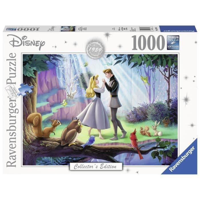 RAVENSBURGER Puzzle 1000 p - nukkuva kauneus