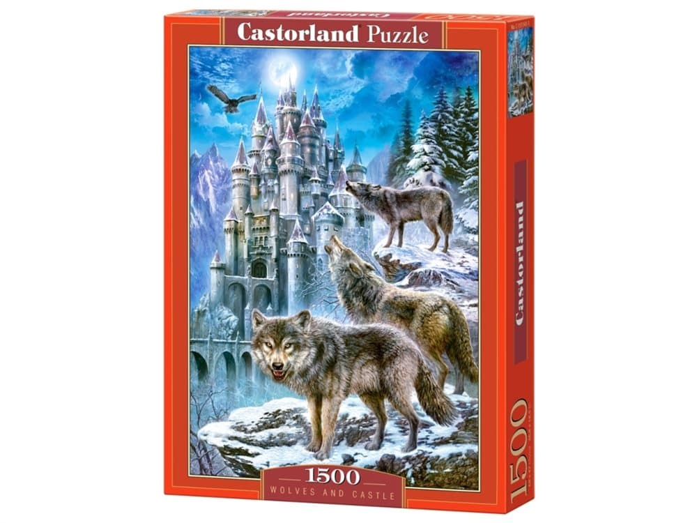Castorland Wolves and Castle 1500 pcs, Pussel, 1500 styck, Djurliv, Barn och vuxna, 9 År