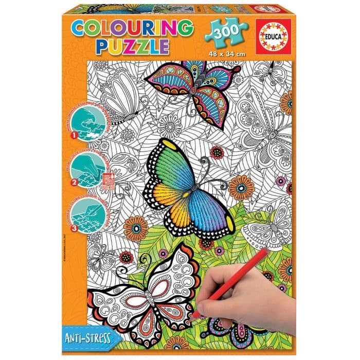 EDUCA - Puzzle Butterflies Doodle Art 500 stk