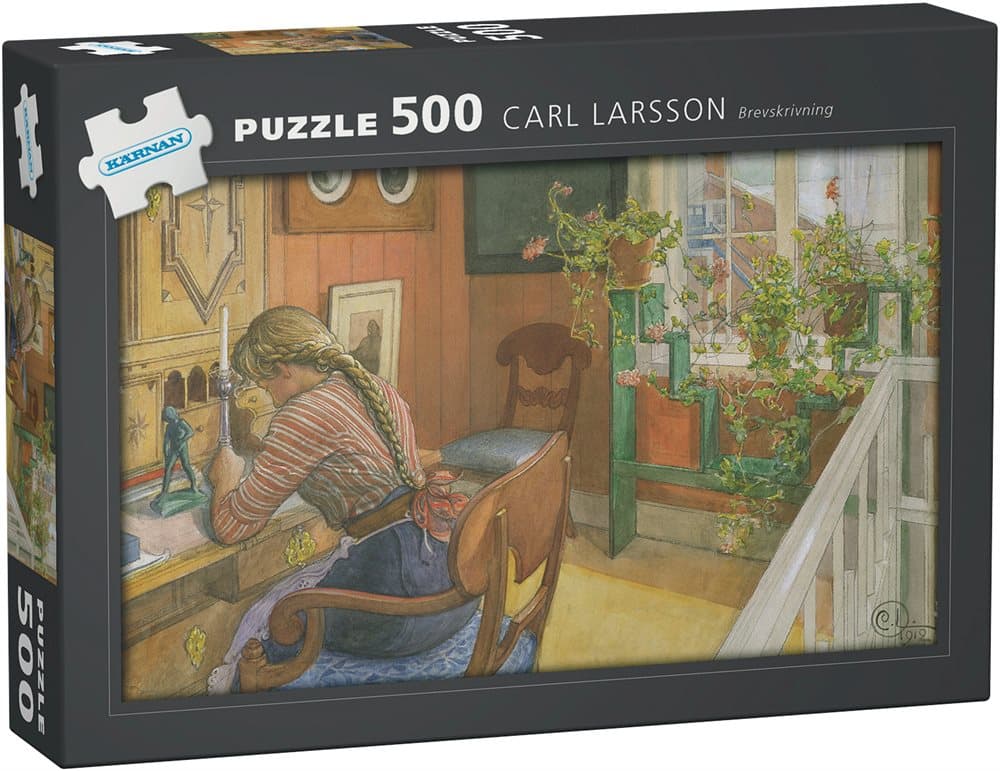 Carl Larsson, Brevskriverska, Palapeli, 500 palaa, Egmont Kärnan