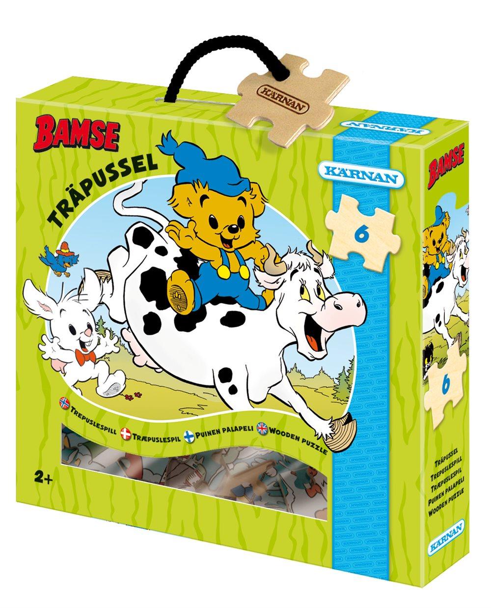 Puinen Palapeli Bamse, 6 palaa
