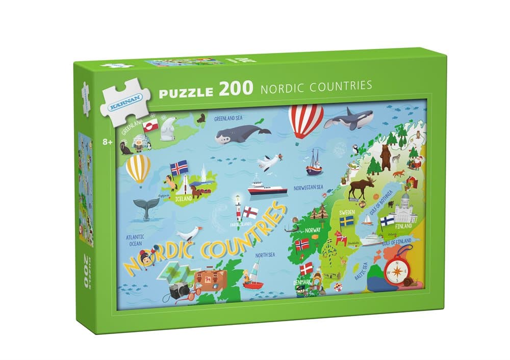 Nordic Countries, Palapeli, 200 palaa, Egmont Kärnan