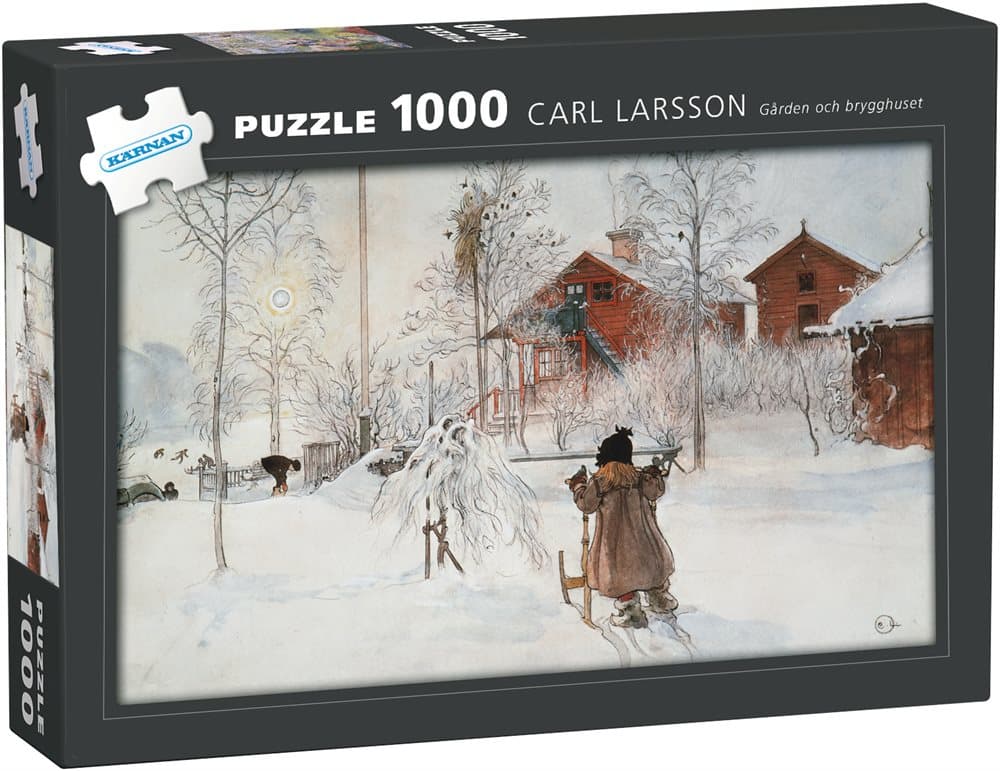 Carl Larsson, Gården och Brygghuset, Palapeli, 1000 palaa, Egmont Kärnan