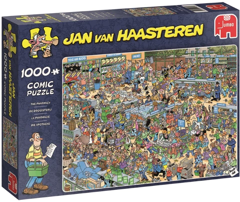 Jan van Haasteren, The Pharmacy, Palapeli, 1000 palaa