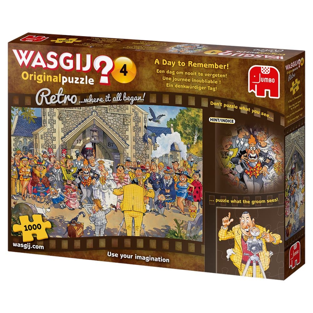 Puslespill, A Day to Remember!, 1000 brikker, Wasgij Retro Original 4
