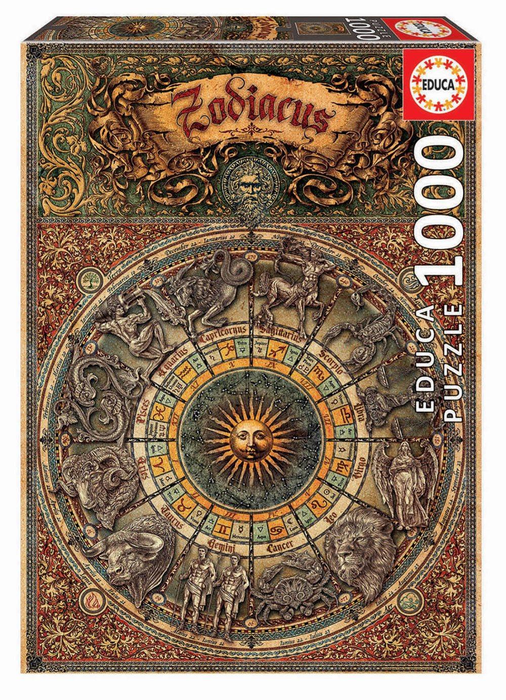 Palapeli, Zodiac, 1000 Palaa, Educa