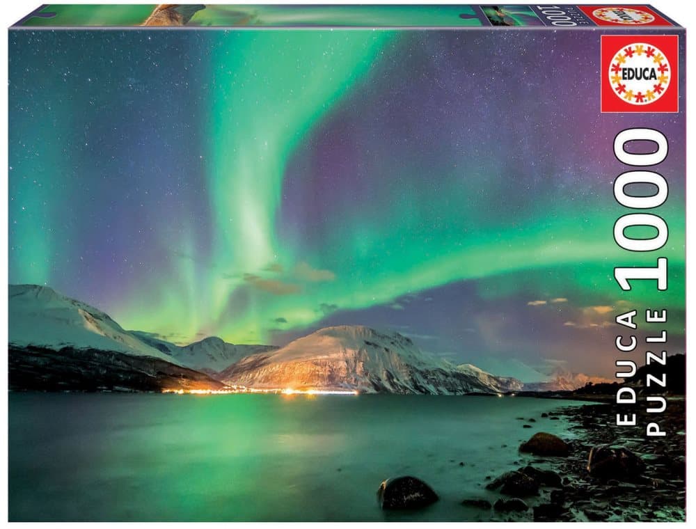 Puslespill, Northern Lights, 1000 Brikker, Educa
