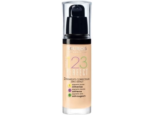 Bourjois 123 Perfec, Pumpflaska, Vätska, Vanilla, Ljus, Blandhy, Självtorkning