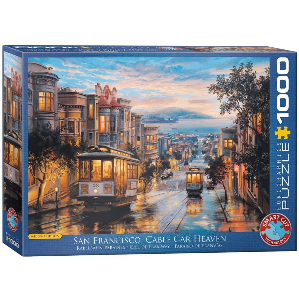 San Francisco, Cable Car Heaven, Pussel, 1000 bitar, Eurographics